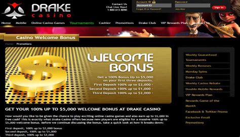 To qualify for the bonus, each of your deposits has to be 25 or more. . Drake casino promo code 2023